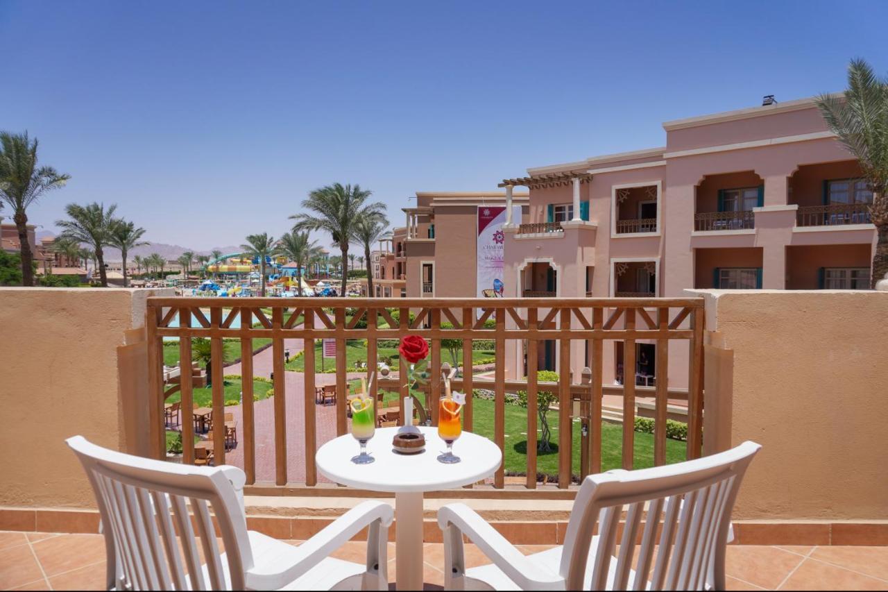 Hotel Charmillion Club Aquapark Sharm El-Sheikh Exterior foto View from a balcony