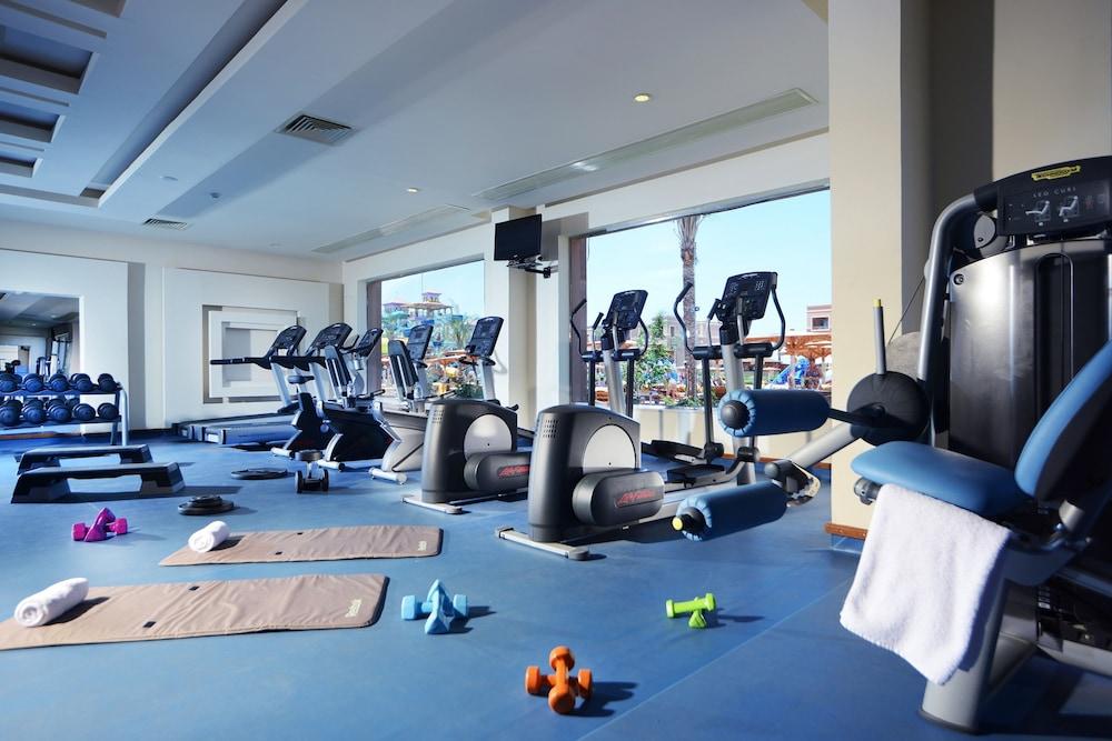 Hotel Charmillion Club Aquapark Sharm El-Sheikh Exterior foto The gym at the hotel