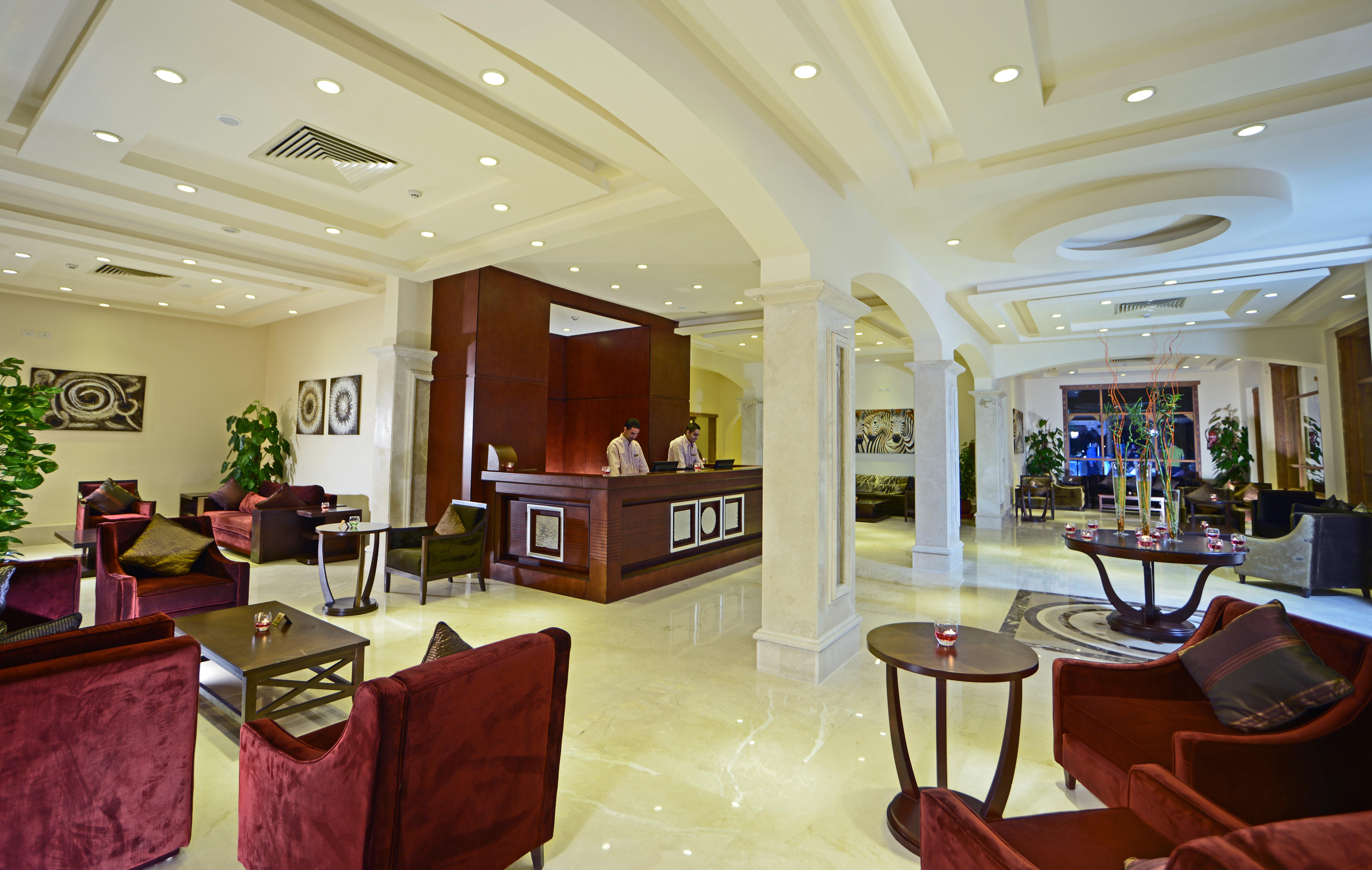 Hotel Charmillion Club Aquapark Sharm El-Sheikh Exterior foto Lobby